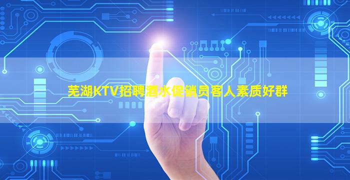 芜湖KTV招聘酒水促销员客人素质好群